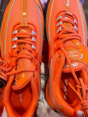 New Balance Vibrant Orange Athletic Sneakers